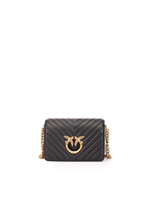 Borsa Mini Love Click Chevron Nero PINKO | 100067 A0GKZ99Q